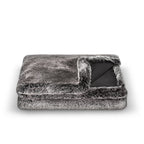 Kuscheldecke aus Kunstfell Grau – Canis