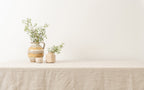 Stonewashed Naturleinen – Stoffdetail