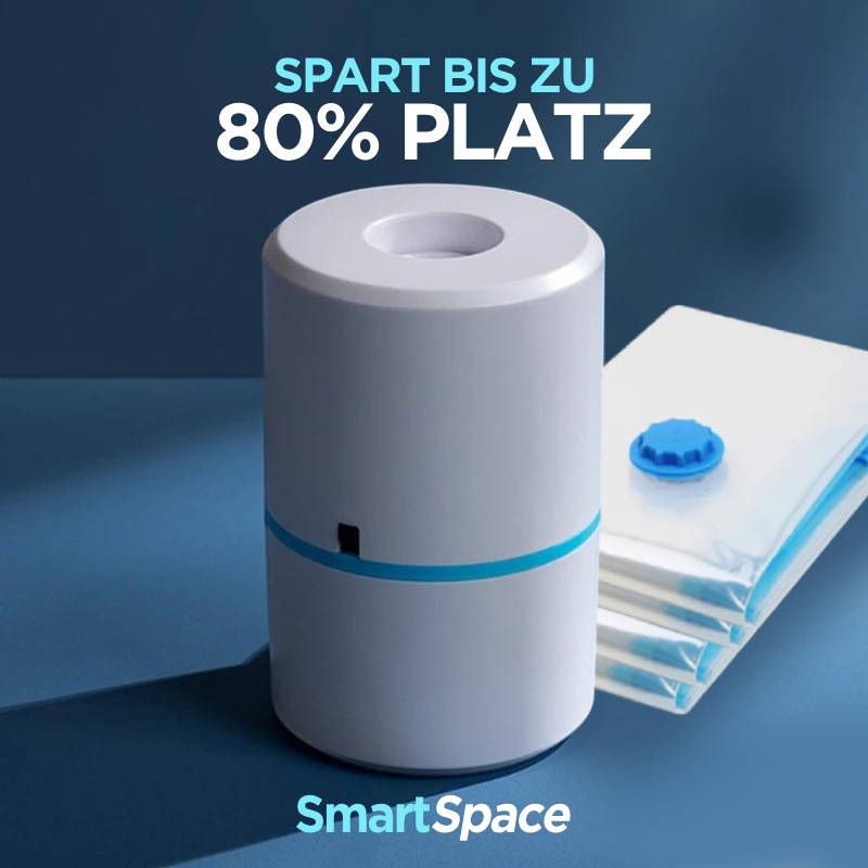 SmartSpace Kit: Pompa a vuoto elettrica + Sacchetti per il vuoto
