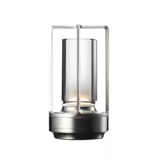 Wireless table lamp IllumiAura silver
