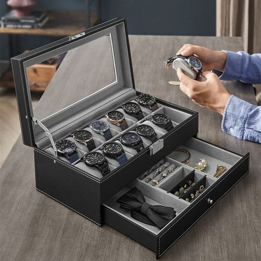 Uhrenbox Prestige 12 Slots Édition